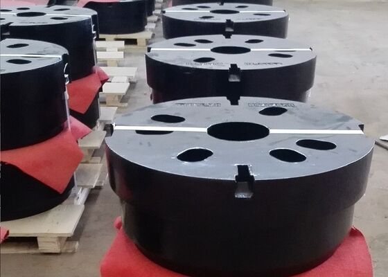 CNC που επεξεργάζεται το αντίβαρο χυτοσιδήρου για το εναέριο GG 200 οχημάτων εργασίας στη μηχανή υλικό