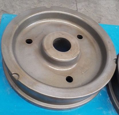 OEM Υψηλής ποιότητας ρητίνη άμμος χύτευσης σιδηρουργικού κόμβου & τροχούς μέρη για γερανό βιομηχανικά μηχανήματα