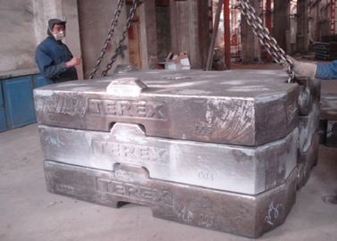10 αντίθετα προϊόντα Terex κενών ρίψεων βάρους γερανών τόνου με την ελεύθερη ικανότητα