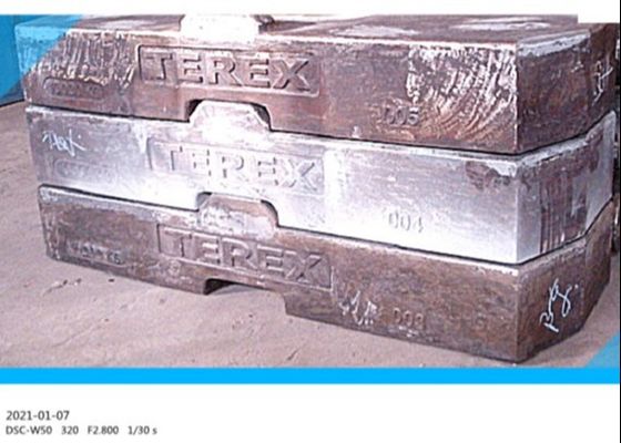 Κενό αντίβαρο γερανών χυτοσιδήρου GG250 10000kg