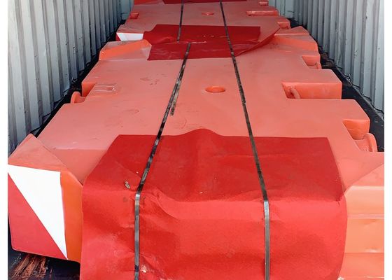 Αντιβαράκι από χυτοσίδηρο GG150 V-Process υψηλής ποιότητας OEM 10000kg για μηχανήματα έργων