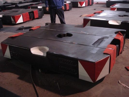 Γκρίζο αντίβαρο ανελκυστήρων σιδήρου 10000kg GG200 TS16949